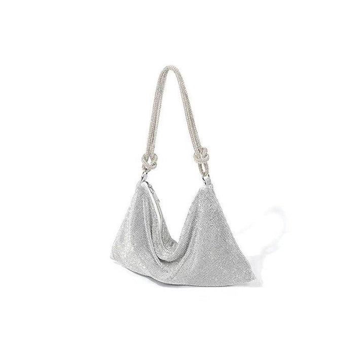 Diamond-set handbag Dinner bag Rhinestone handbag 699850474341 - COCOMELODY