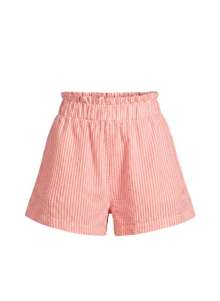 Shorts APOELLA Dione Shorts Striped Peach Pink Apoella