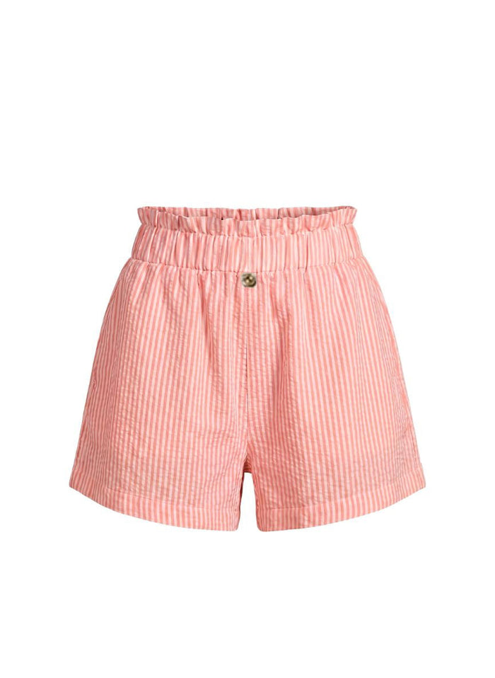 Shorts APOELLA Dione Shorts Striped Peach Pink Apoella