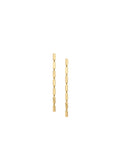 Earrings Maggoosh Disco Single Short Earrings Silver Gold Plated O/S Apoella