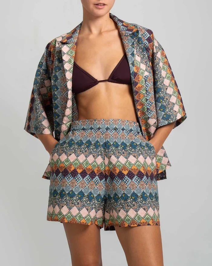 Shorts Stefania Frangista Dixie Shorts Patchwork Apoella
