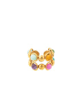 Rings Sylvia Toledano Dots Double Ring Gold/Multi O/S Apoella