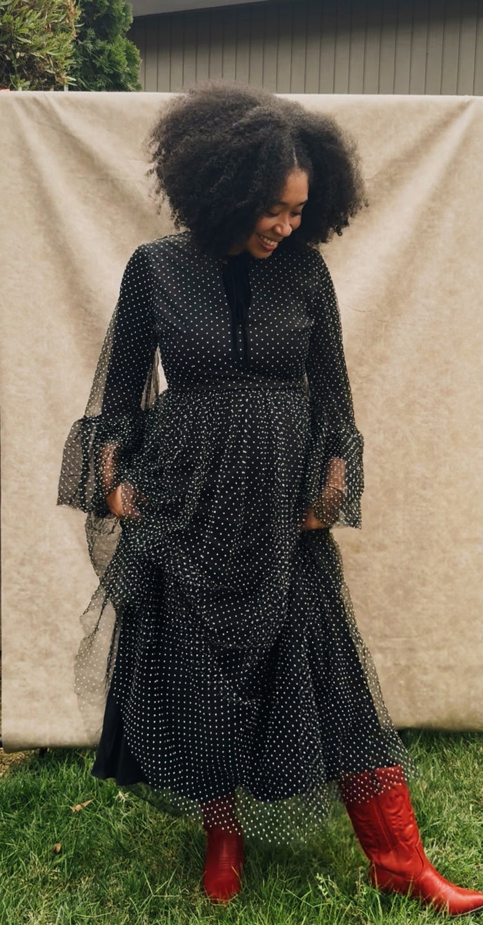 Dottie Mesh Maxi Dress