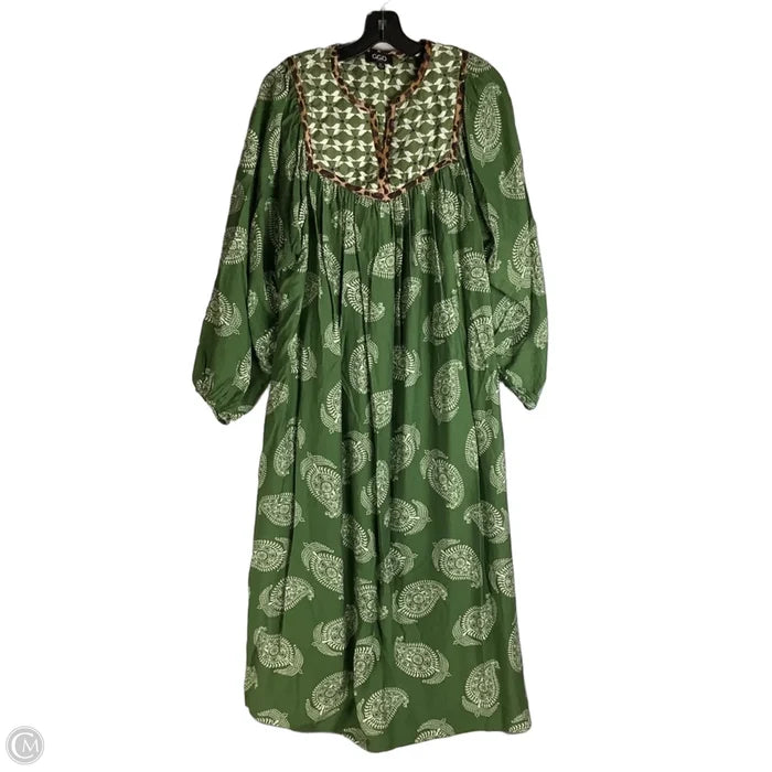 Dress Casual Midi By Gigio In Green, Size: M