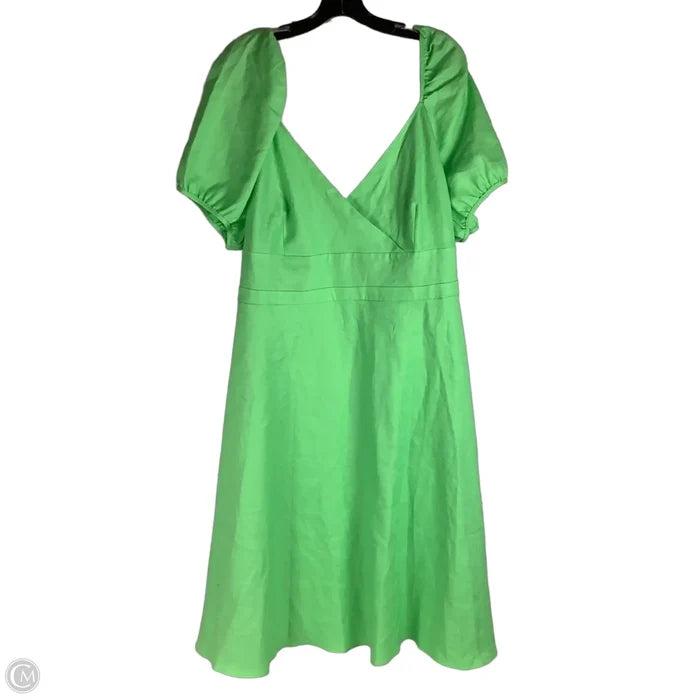 Dress Casual Midi By J. Crew In Green, Size: 24