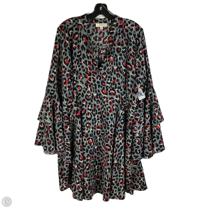 Dress Casual Midi By Umgee In Animal Print, Size: Xl