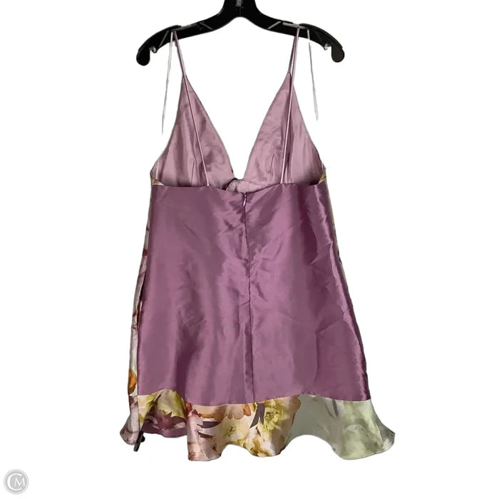 Dress Casual Short By Cmc In Floral Print, Size: 12