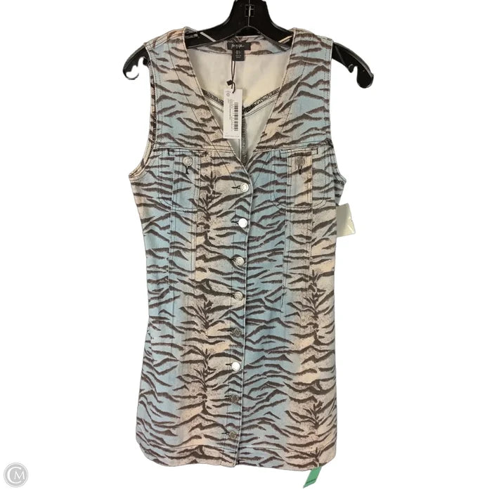 Dress Casual Short By Nasty Gal In Zebra Print, Size: 4