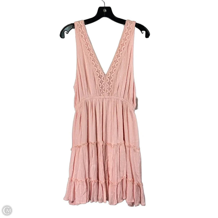 Dress Casual Short By Ocean Drive In Pink, Size: M
