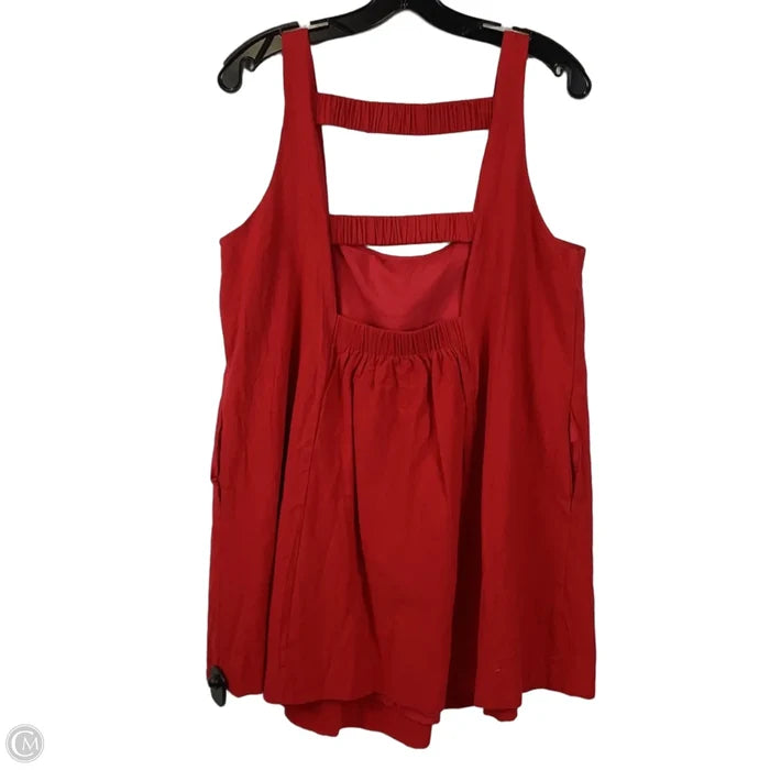 Dress Casual Short By Tcec In Red, Size: L