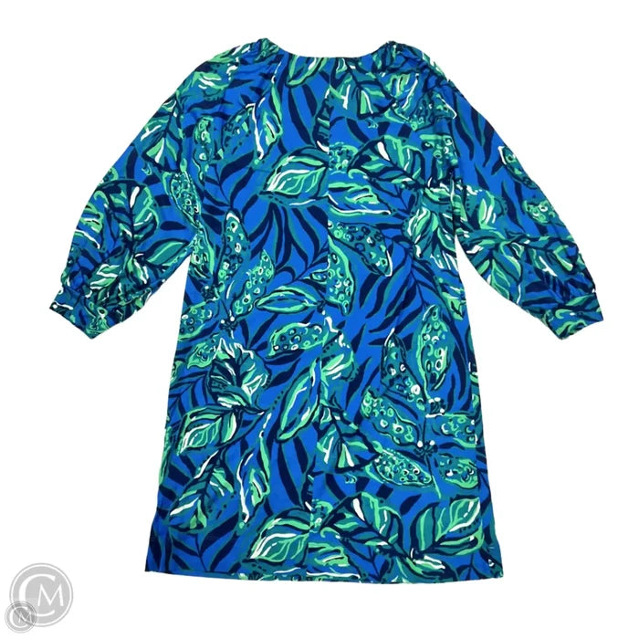 Dress Designer By Lilly Pulitzer In Blue & Green, Size: S