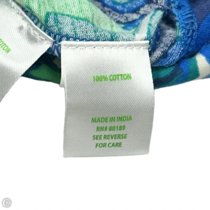 Dress Designer By Lilly Pulitzer In Blue & Green, Size: S