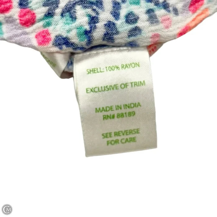 Dress Designer By Lilly Pulitzer In Blue & Orange, Size: Xs