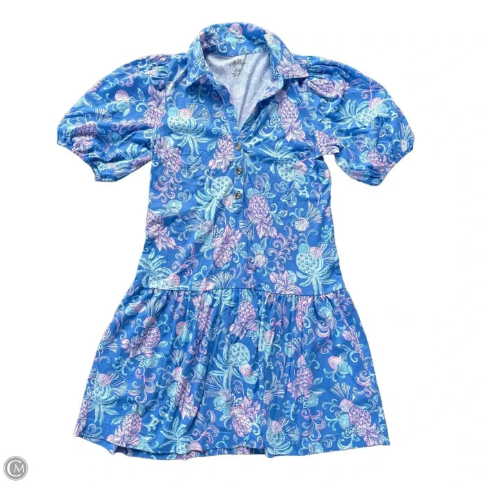 Dress Designer By Lilly Pulitzer In Blue & Pink, Size: Xs