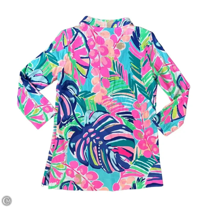 Dress Designer By Lilly Pulitzer In Blue & Pink, Size: Xs