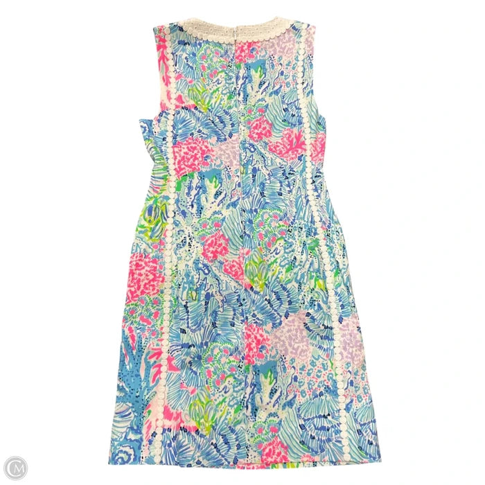 Dress Designer By Lilly Pulitzer In Blue & Pink, Size: Xs
