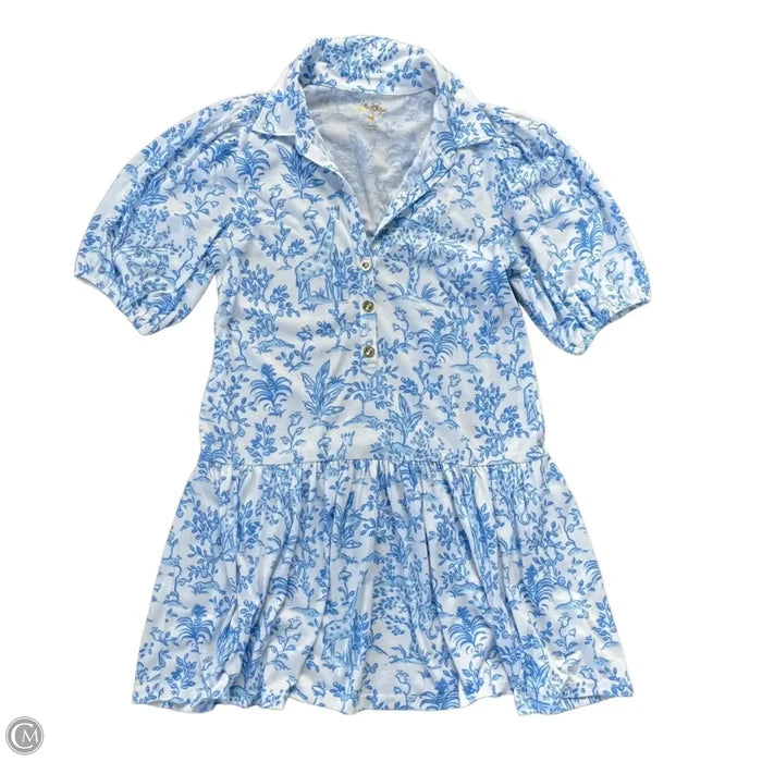 Dress Designer By Lilly Pulitzer In Blue & White, Size: S