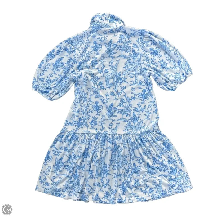 Dress Designer By Lilly Pulitzer In Blue & White, Size: S