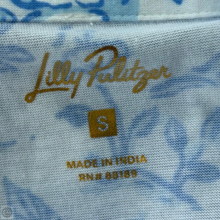 Dress Designer By Lilly Pulitzer In Blue & White, Size: S