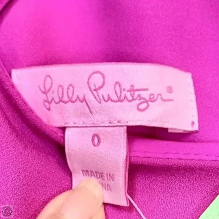 Dress Designer By Lilly Pulitzer In Fuschia, Size: Xs