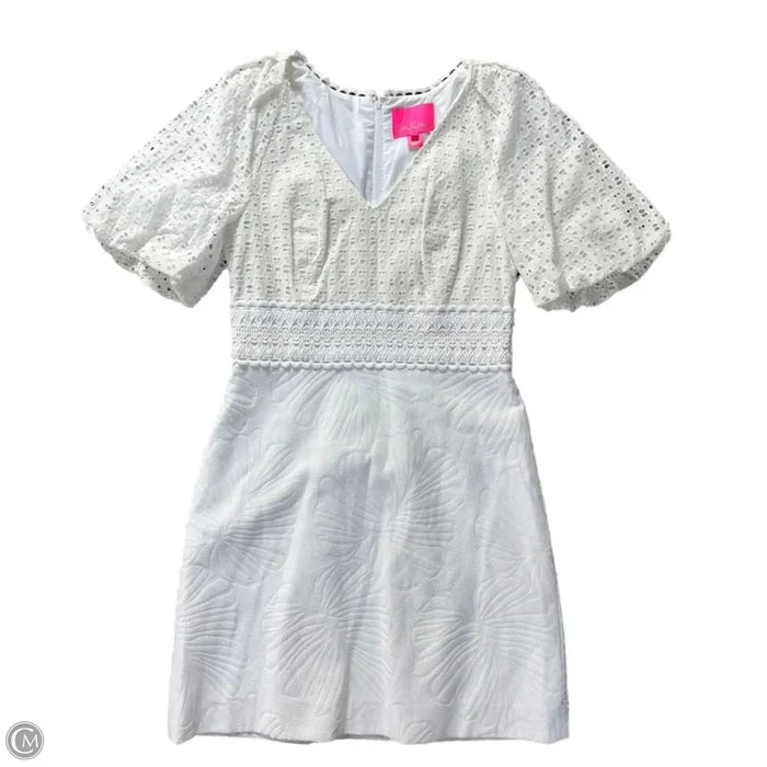 Dress Designer By Lilly Pulitzer In White, Size: S