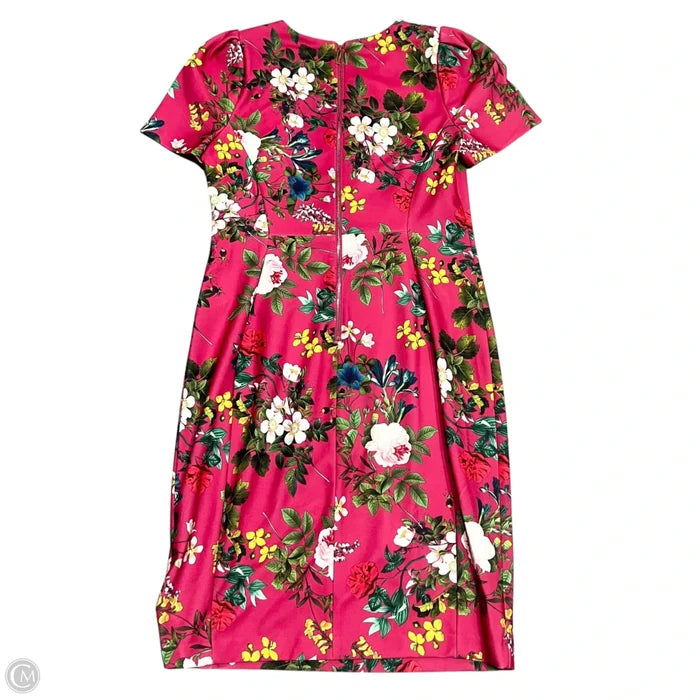 Dress Party Midi By Calvin Klein In Floral Print, Size: L