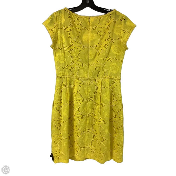 Dress Party Midi By Nanette Lepore In Yellow, Size: 4