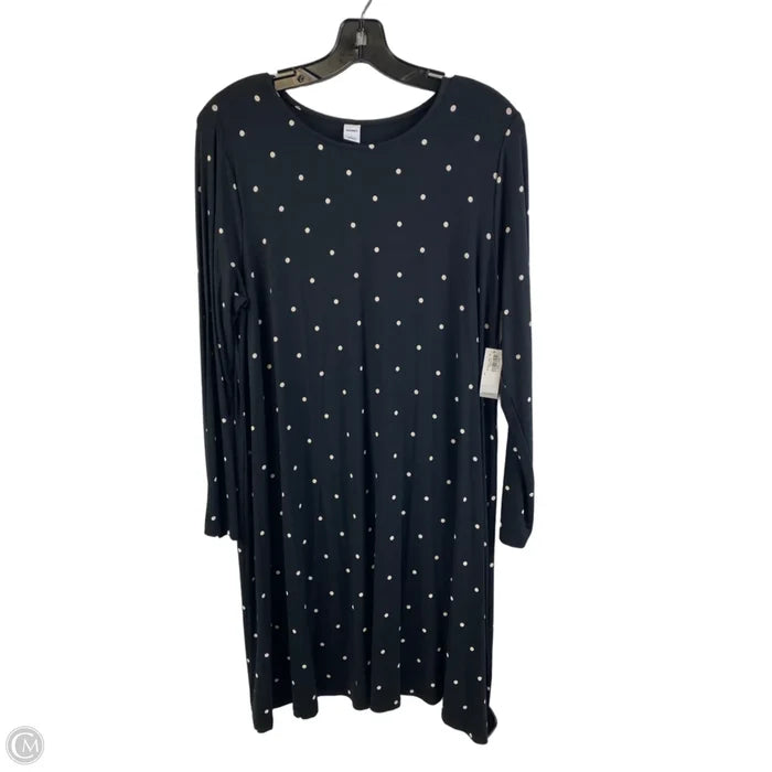 Dress Party Midi By Old Navy In Black & White, Size: L