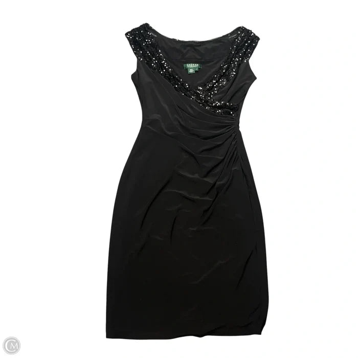 Dress Party Short By Lauren By Ralph Lauren In Black, Size: S