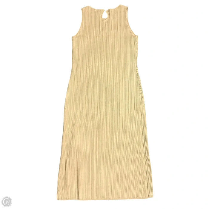 Dress Sweater By Nicole Miller In Tan, Size: M