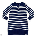 Dress Sweater By Sonoma In Blue & White, Size: S