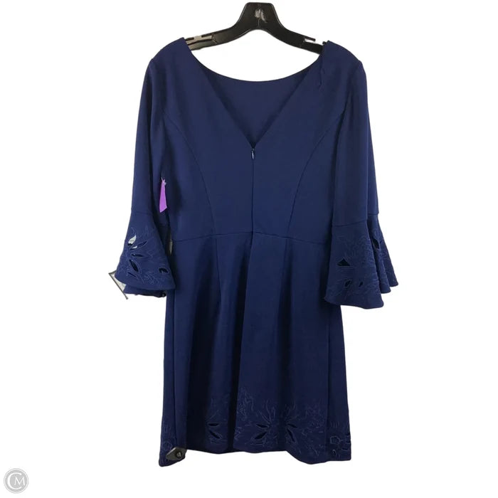 Dress Work By Adrianna Papell In Navy, Size: 6