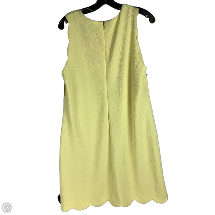 Dress Work By Anne Klein In Yellow, Size: L