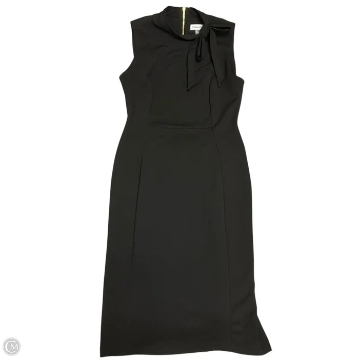 Dress Work By Calvin Klein In Black, Size: S
