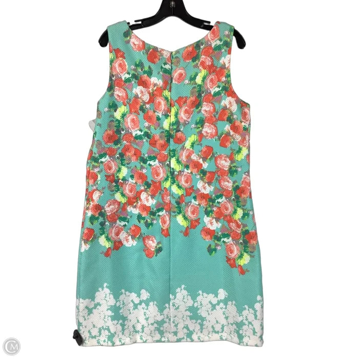 Dress Work By Donna Ricco In Floral Print, Size: 16