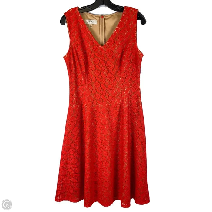 Dress Work By Kasper In Red, Size: 8