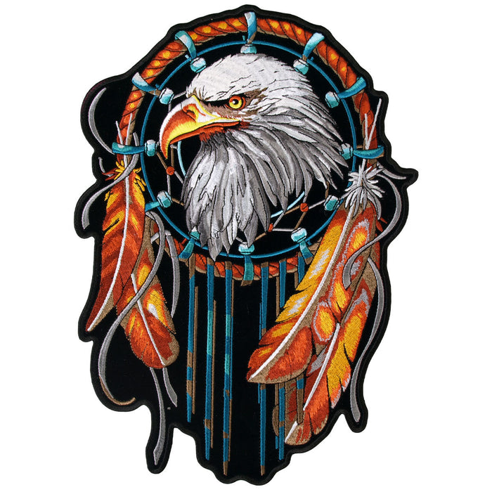 Eagle Dream Catcher: Eagle Dream Catcher 8" X 8"