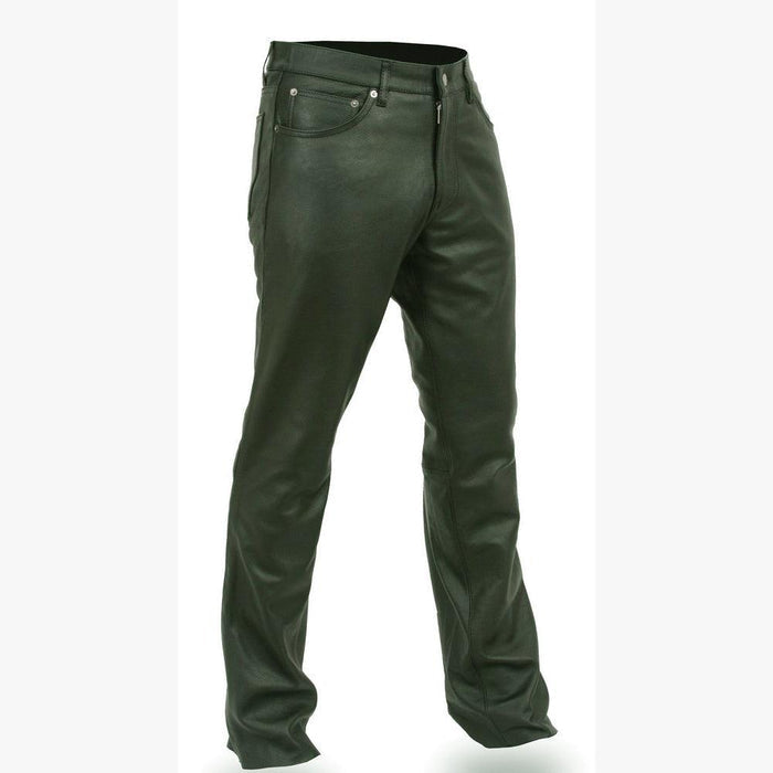 Eagle Men's Commander Pants: Commander - Men's Leather Motorcycle Pants
PRODUCT OVERVIEW:
Elevate your motorcycle attire with