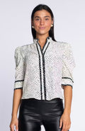 El268328 Mini Dot Blouse