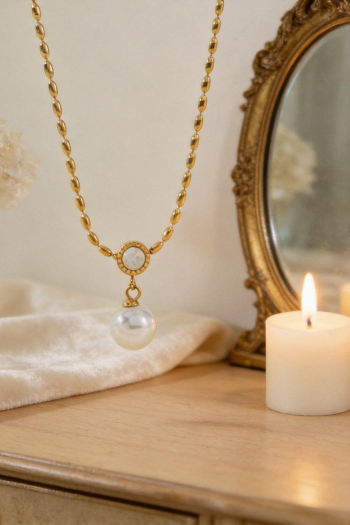Elegant Luxury Single Pearl Pendant Necklace for Women 994399670416