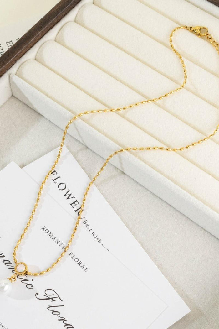 Elegant Luxury Single Pearl Pendant Necklace for Women 994399670416
