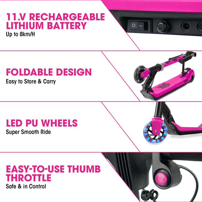 LED wheels scooter