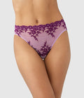 Embrace Lace® Hi-Cut: Lavender Sage/Dark Purple