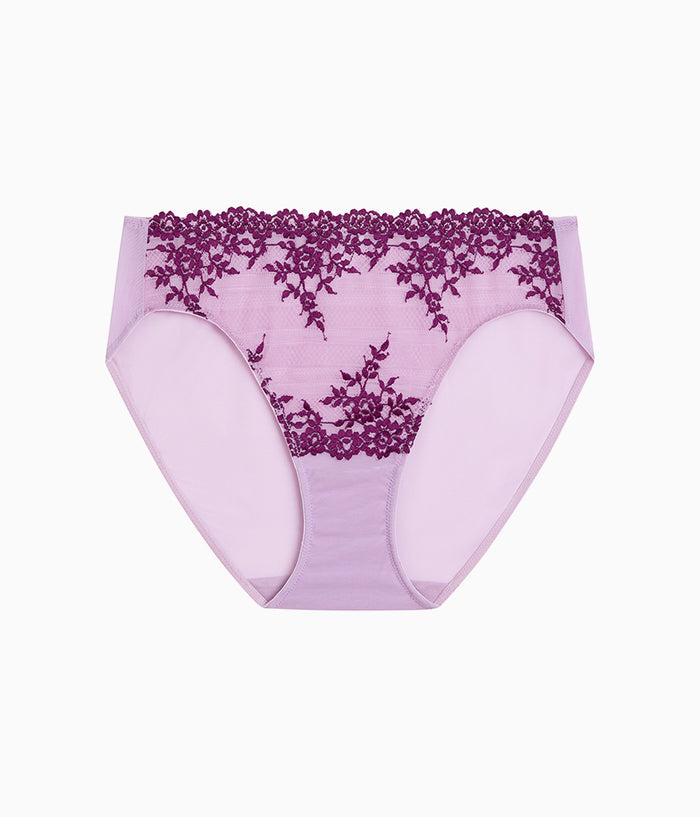Embrace Lace® Hi-Cut: Lavender Sage/Dark Purple