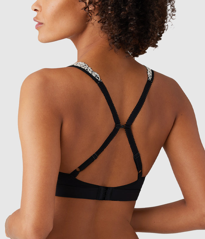 Embrace Lace® Wire Free Bralette: Black