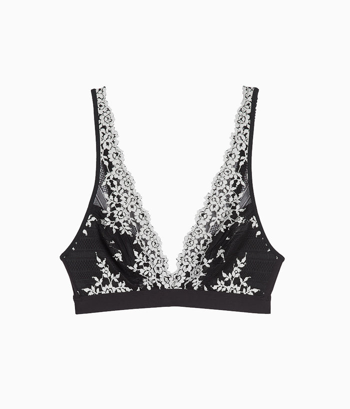 Embrace Lace® Wire Free Bralette: Black