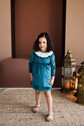 Emerald Velvet Dress