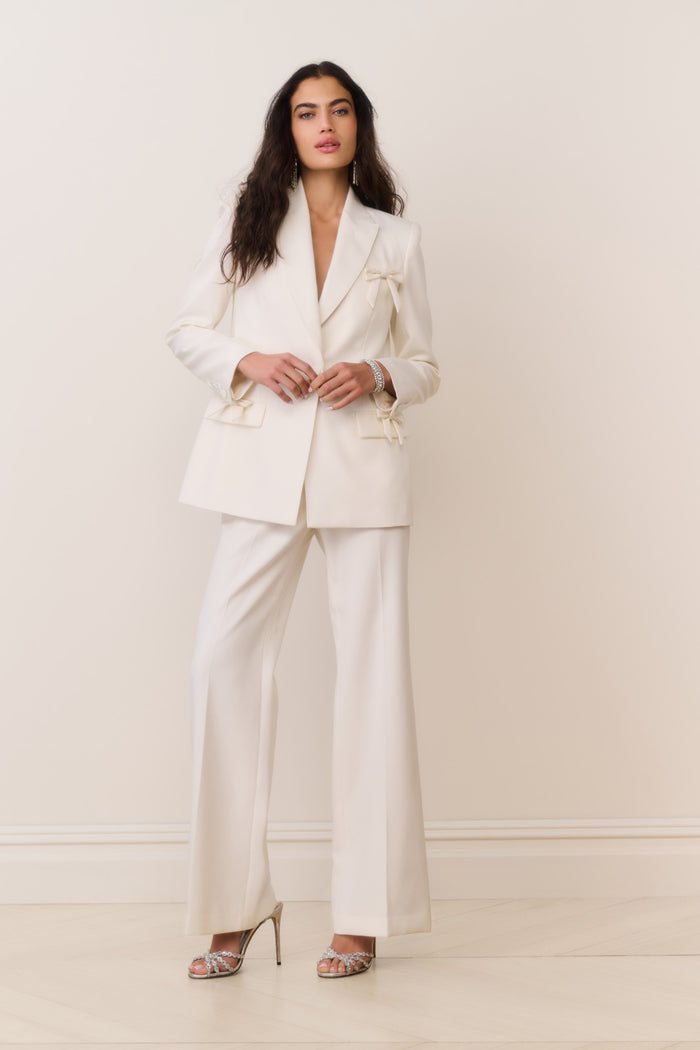 Enly Wool-Blend Wide Leg Pant
