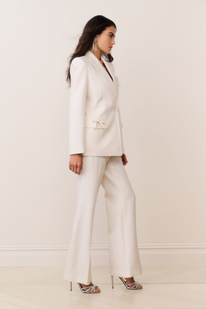 Enly Wool-Blend Wide Leg Pant