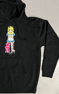 Evil Alice HEAVYWEIGHT HOODED SWEATSHIRT - BLACK